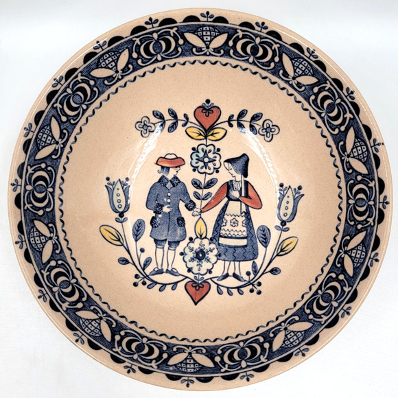 Johnson Brothers Hearts & Flowers Old Granite Cereal Bowls Set of 2 England - Picture 6 of 6